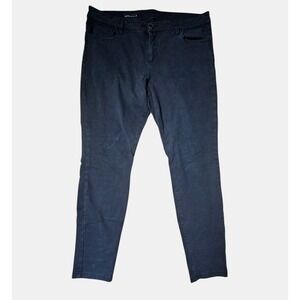 Kut From The Kloth Jennifer Ultra Skinny Jeans Mid Rise Womens 16 Stretch‎ Black